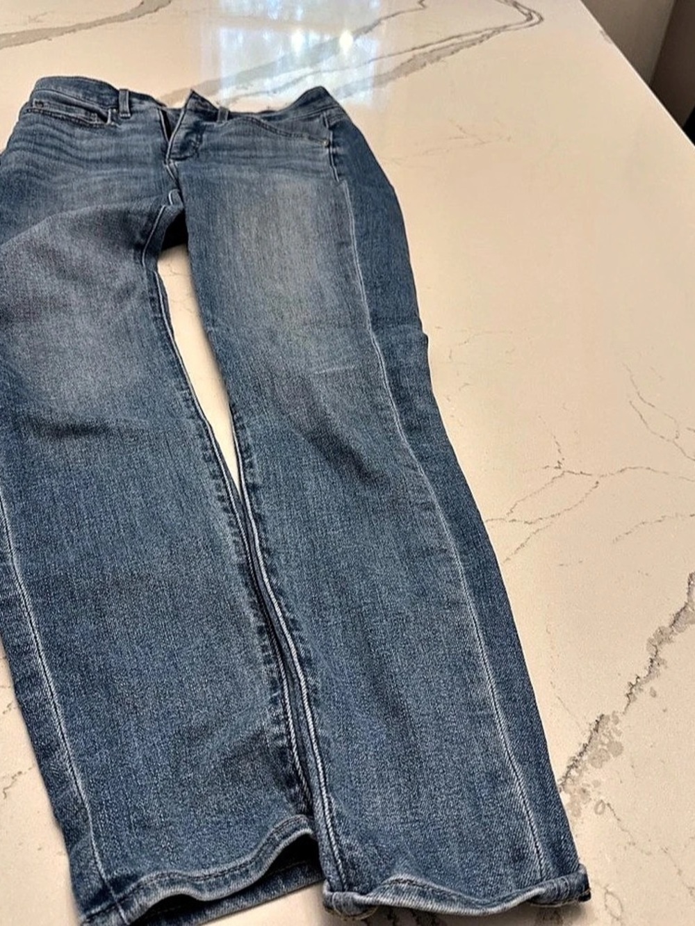 LOFT Skinny Straight Leg Blue Jeans